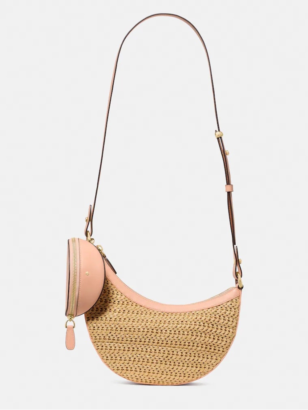Kate Spade Duo Straw Crossbody
Bag - Light Cantaloupe / Natural